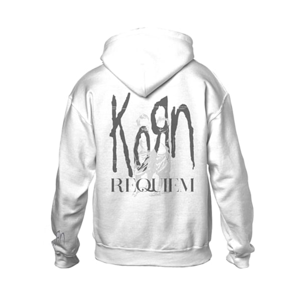 Korn Unisex Vuxen Requiem Hoodie S Vit White S