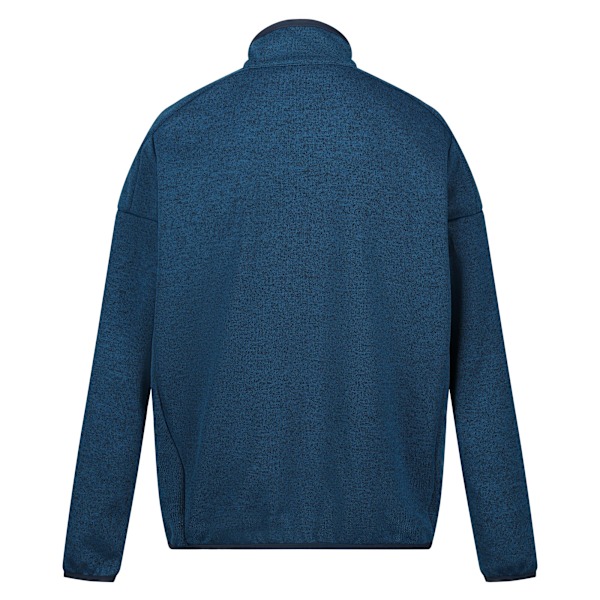 Regatta Kassam Marl Full Zip Fleece Jacka för Herrar M Marockanskt Blå Moroccan Blue/Navy Marl M