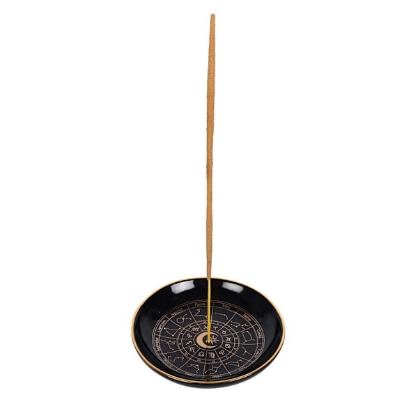 Något Annorlunda Astrologi Hjul Rökelsehållare En Storlek Bla Black/Gold One Size