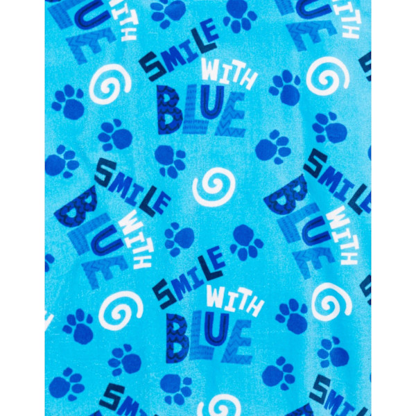 Blue´s Clues & You! Barn/Barn Repeat Print Huva Handduk På Blue One Size