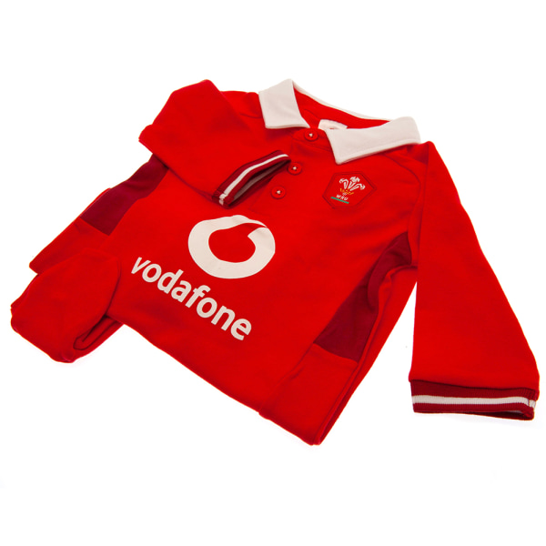 Wales RU Baby Crest Sleepsuit 3-6 månader Röd Red 3-6 Months