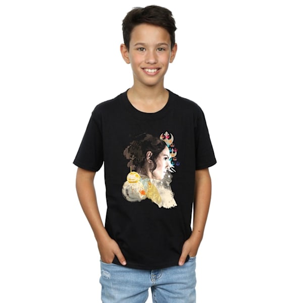 Star Wars: The Rise of Skywalker Boys Rey Collage T-Shirt 5-6 år Black 5-6 Years