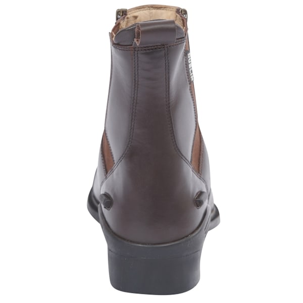 Dublin Evolution Vuxen Dubbel Dragkedja Fram Läder Paddock Stövlar Brown 7 UK