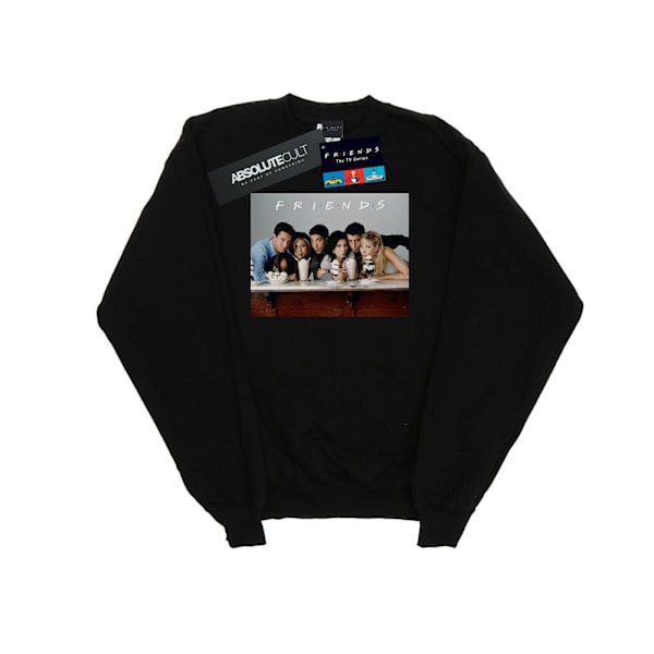 Friends Dam/Damer Gruppfoto Milkshakes Sweatshirt M Svart Black M