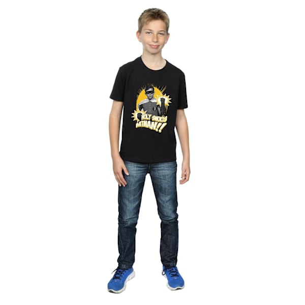 DC Comics Boys Batman TV-serie Robin Holy Smokes T-shirt 5-6 år Black 5-6 Years