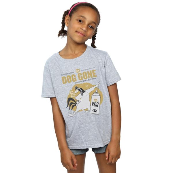 Looney Tunes Girls Foghorn Leghorn Dog Gone Bomull T-shirt 7-8 Sports Grey 7-8 Years