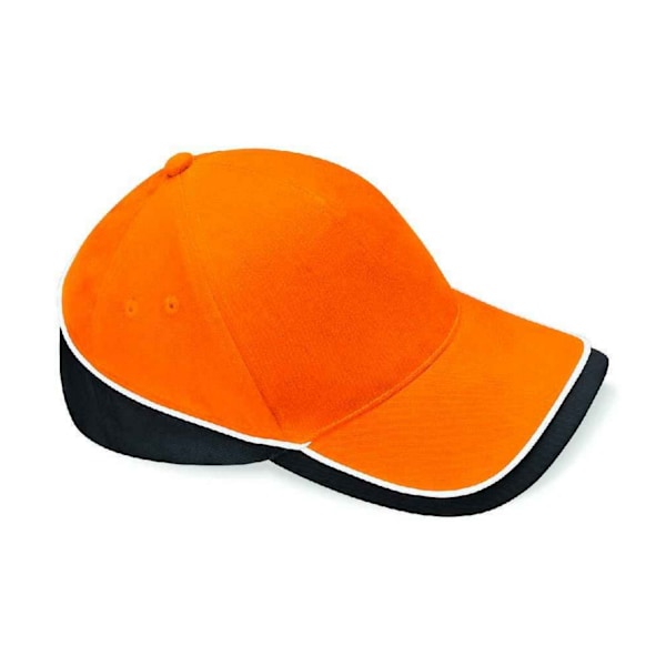 Beechfield Teamwear Competition Cap One Size Orange/Svart/Vit Orange/Black/White One Size