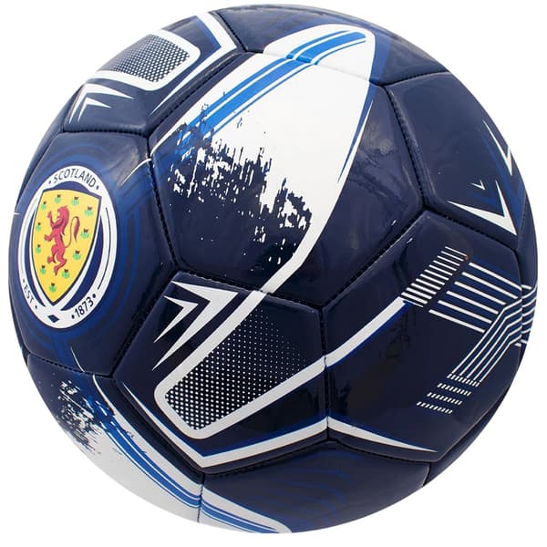 Skotska FA Turbintryck Fotboll 5 Mörkblå/Vit Dark Blue/White 5