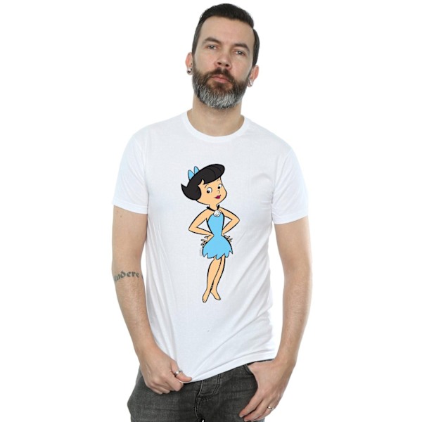 The Flintstones Herr Betty Rubble Klassisk Pose T-shirt L Vit White L