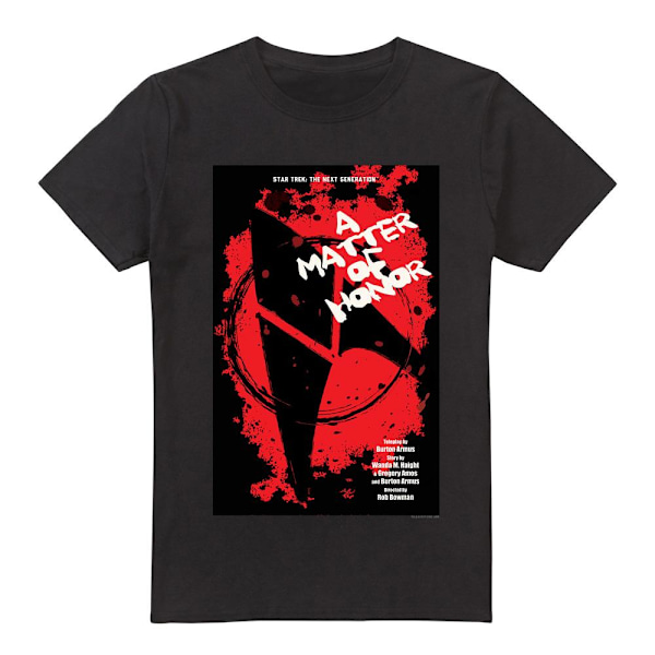 Star Trek Herr The Next Generation Säsong 2 Avsnitt 8 T-Shirt M Black M