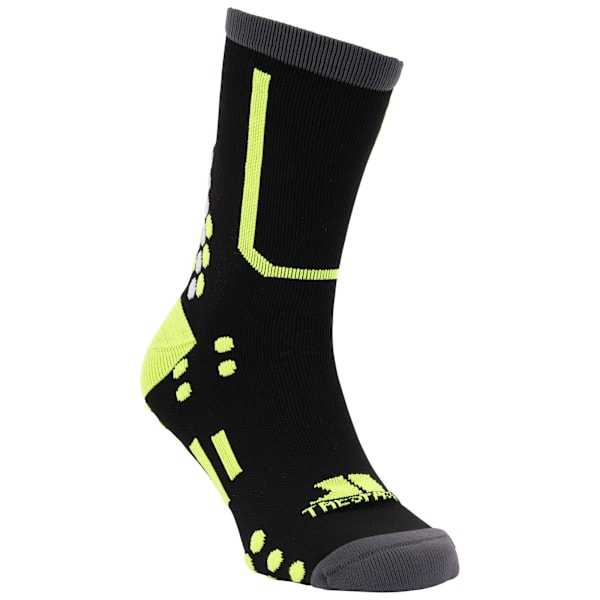 Trespass Unisex Adult Dash Cycling Compression Socks 7 UK-11 UK Black 7 UK-11 UK