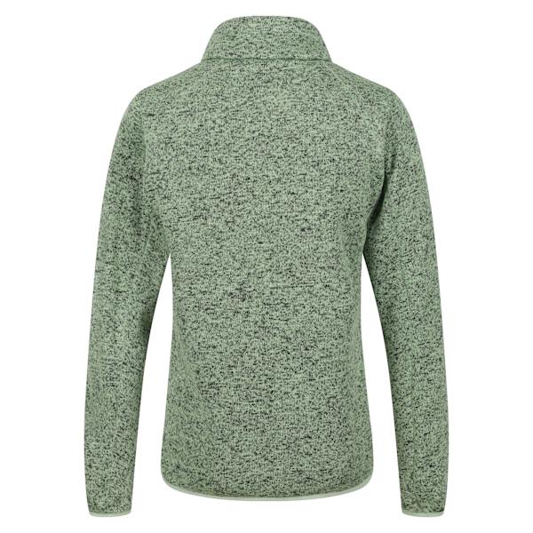 Regatta Dam/Kvinnor Newhill Marl Full Zip Fleecejacka 14 UK Quiet Green/Seal Grey 14 UK