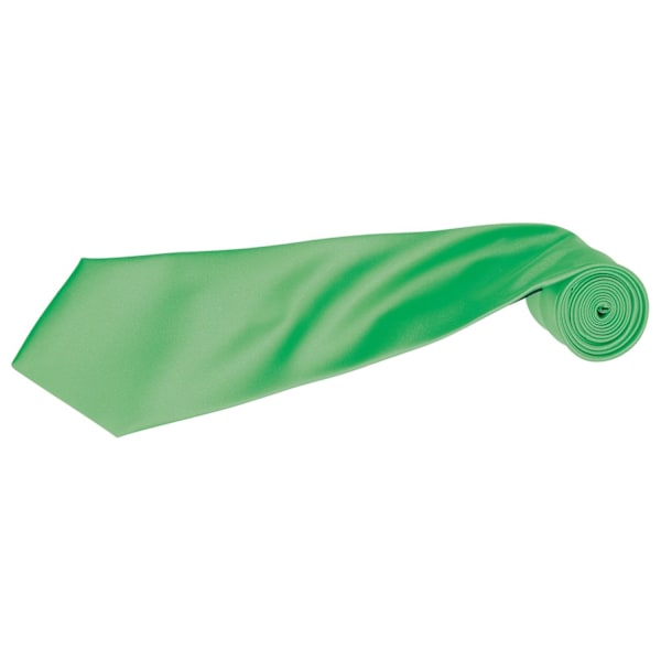 Premier Mens Plain Satin Tie (Narrow Blade) (2-pack) One Size Apple One Size