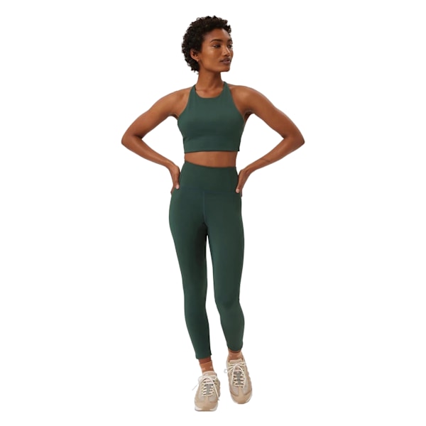 Girlfriend Collective Damkläder för Kvinnor/Damer Kompressiva Hög Midja 7/8 L Moss S