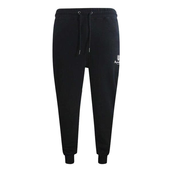 Aquascutum Herr Active Basic Ribbade Joggingbyxor XXL Marinblå Navy Blue XXL