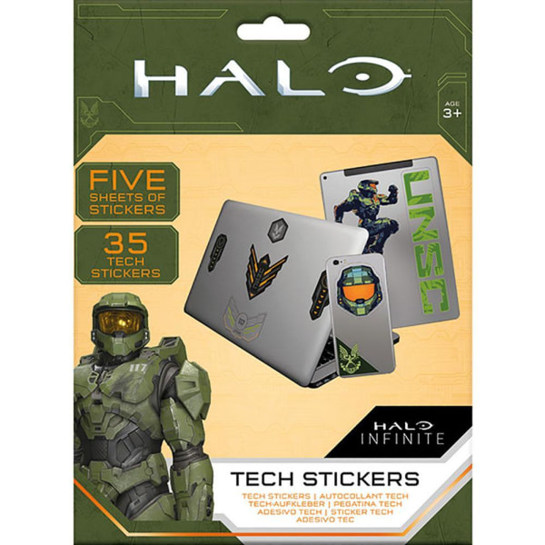 Halo Tech-klistermärken (paket med 35) One Size Flerfärgad Multicoloured One Size