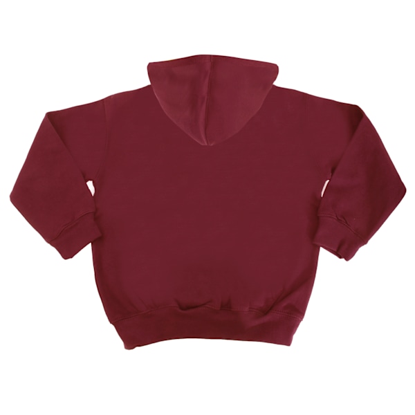Awdis Kids Varsity Hooded Sweatshirt / Hoodie / Skoltröja 5-6 Burgundy/Gold 5-6