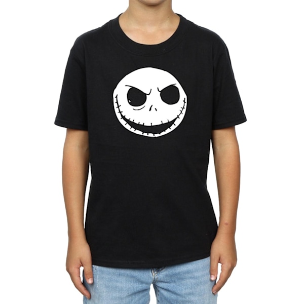 Nightmare Before Christmas Boys Jack Skellington Bomull T-shirt Black 9-11 Years