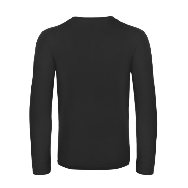 B&C Herr #E190 Enfärgad Långärmad T-shirt S Svart Black S