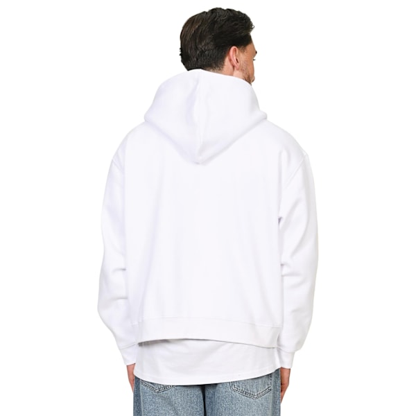 Casual Classics Unisex Vuxen Premium Kammad Bomull Boxig Oversiz White 3XL
