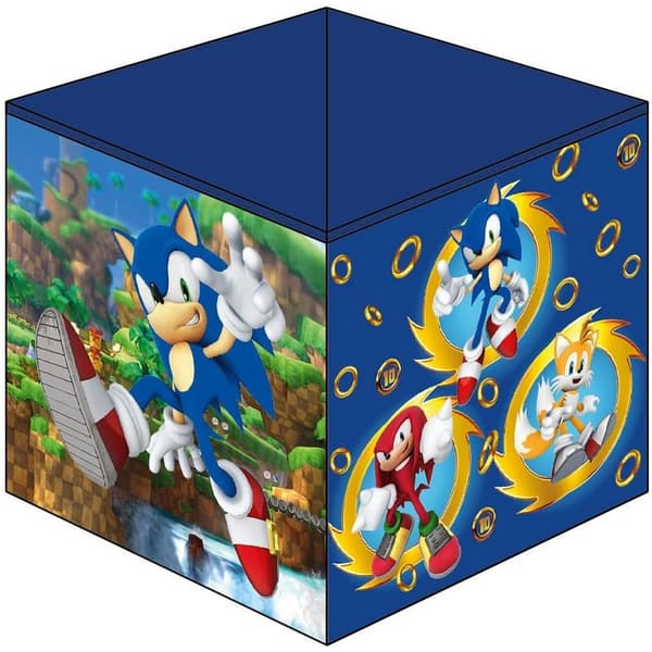 Sonic The Hedgehog Förvaringslåda (2-pack) One Size Flerfärgad Multicoloured One Size