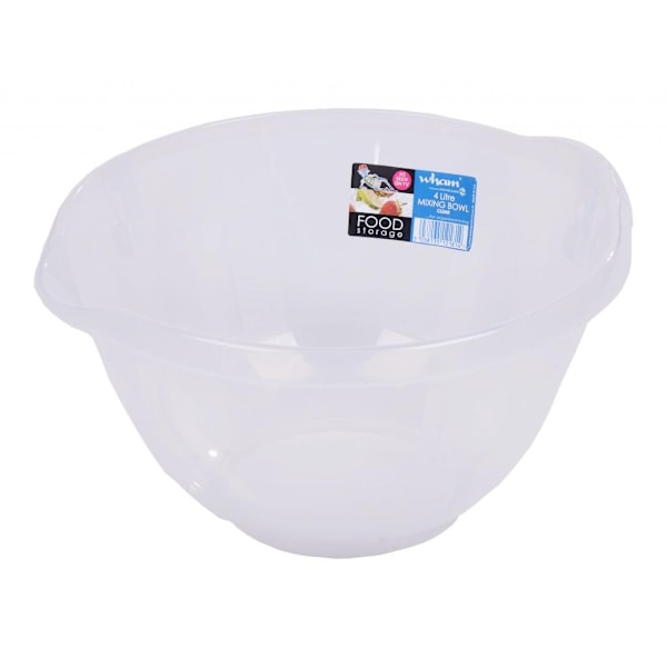 Wham Plastblandningsskål 4L Klar Clear 4L