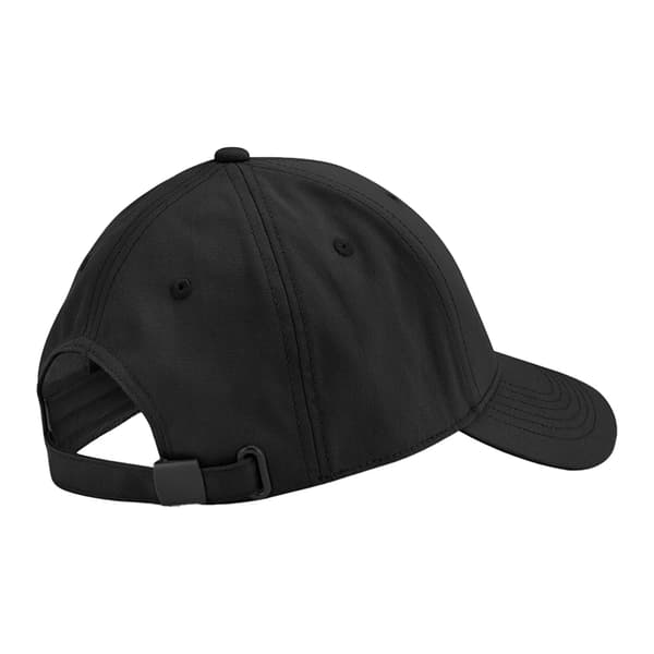 Beechfield 6 Panel Bomullscanvas Kepsen En Storlek Svart Black One Size