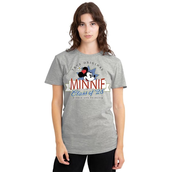 Disney Classics Unisex Vuxen Class Of 28 Minnine Mouse T-shirt Heather Grey L