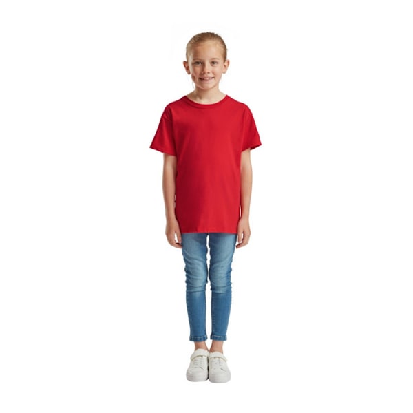 Fruit of the Loom Barn/Barn Original T-shirt 5-6 år Röd Red 5-6 Years