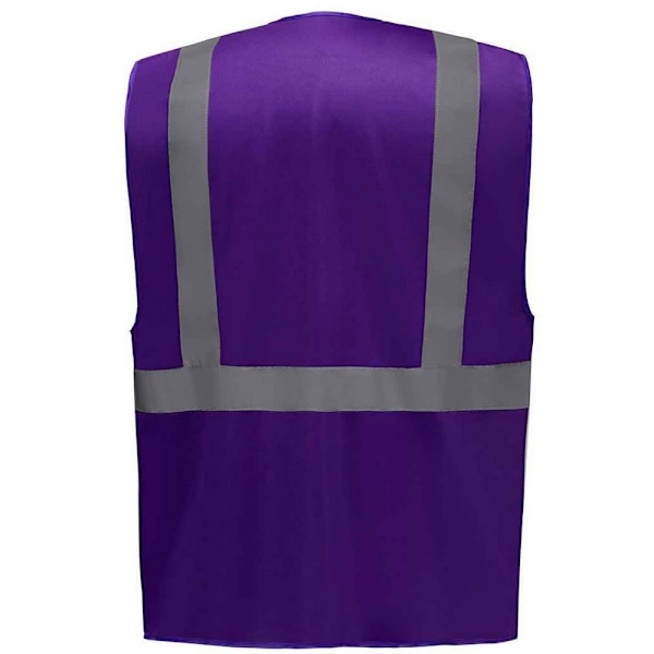 Yoko Unisex Vuxen Executive Hi-Vis Väst S Lila Purple S