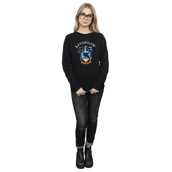 Harry Potter Dam/Dam Ravenclaw Cotton Sweatshirt S Svart Black S