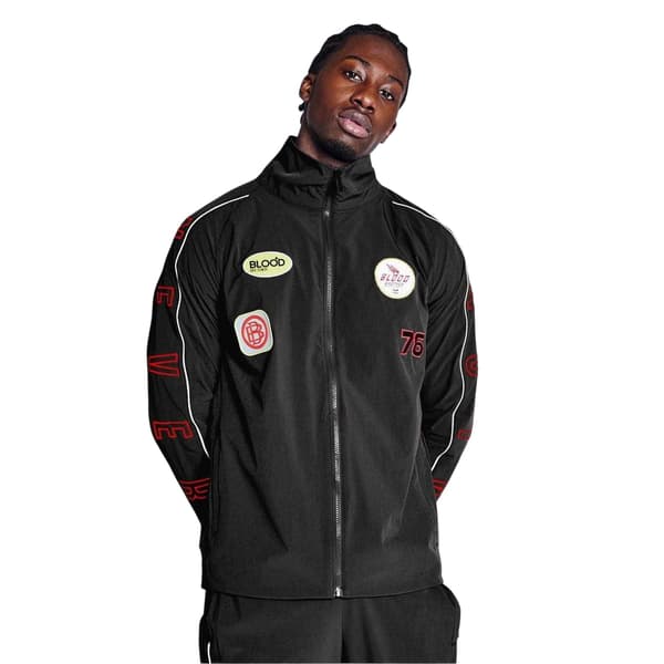 Blood Brother Herr Patch Track Jacket S Svart Black S