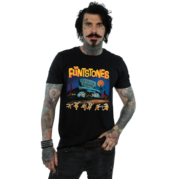 The Flintstones Mens Champions Of Bedrock Bowl T-Shirt XL Svart Black XL