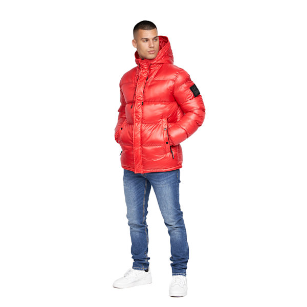 Crosshatch Herr Crosswell High Shine Jacka XL Röd Red XL