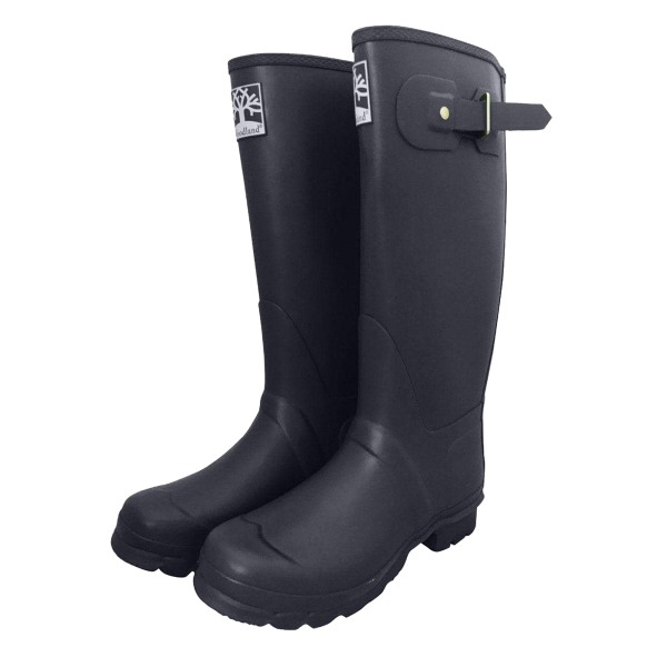 Woodland Unisex Quality Strap Wide Fit Wellington Boots 11 UK N Navy Blue 11 UK