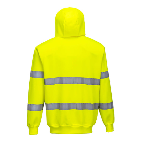 Portwest Hi-Vis Full Zip Hoodie M Gul Yellow M