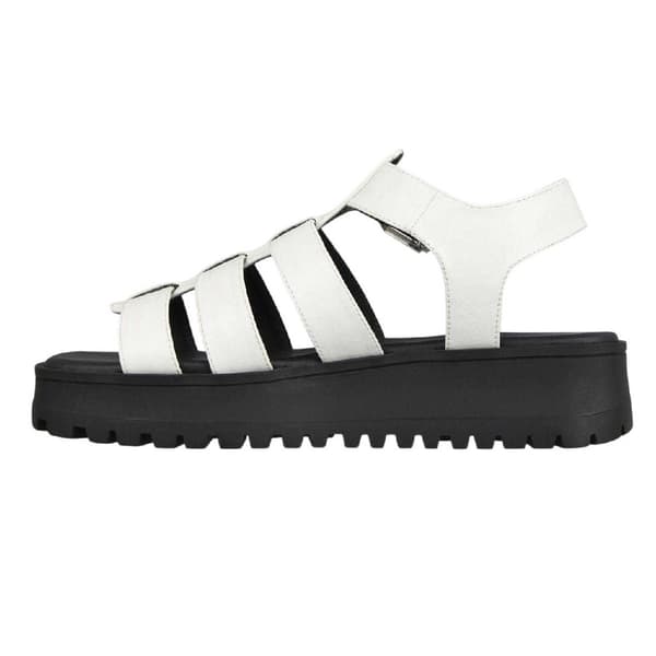 Jack Wills Dam Gladiator Platåsandaler 7 UK Vit White 7 UK