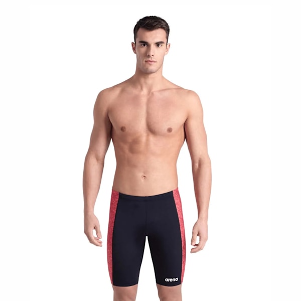 Arena Herr Jammer Abstract Tiles Badshorts 38R Svart/Röd Black/Red 38R