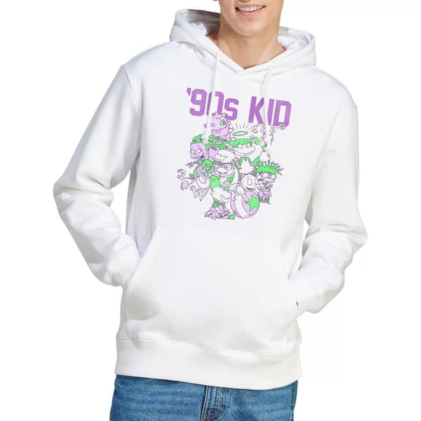 Nickelodeon Herr 90-tals Barn Huvtröja M Vit White M