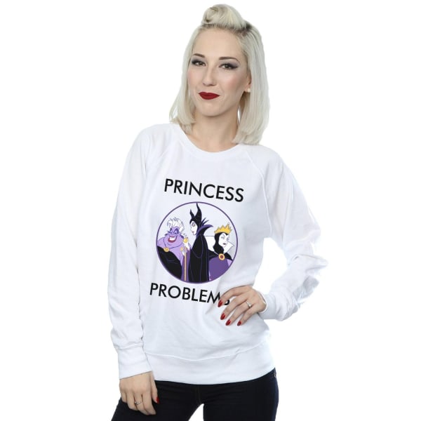 Disney Dam/Dam Skurkar Prinsessan Huvudvärk Sweatshirt XL White XL