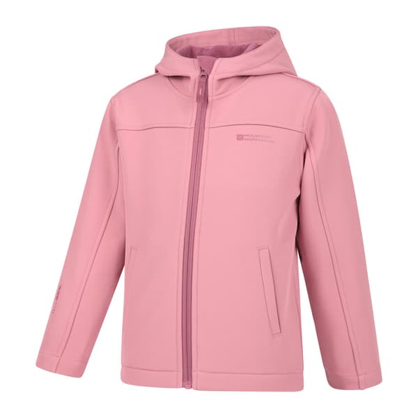 Mountain Warehouse Barn/Barn Vattenavvisande Soft Shell Ja Light Pink 11-12 Years