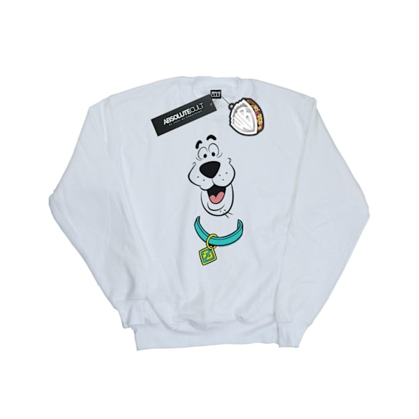 Scooby Doo Herr Stor Ansikte Sweatshirt 4XL Vit White 4XL