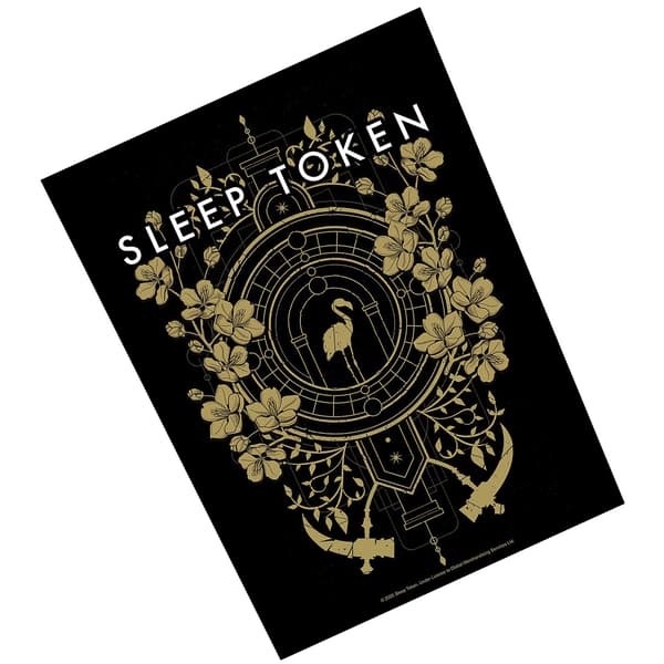 Sleep Token Even In Arcadia Crest Patch One Size Svart/Guld Black/Gold One Size