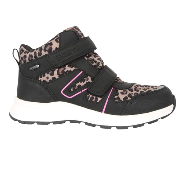 Mountain Warehouse Barn/Barn Jupiter Adaptive Leopard Prin Black/Pink 11 UK Child