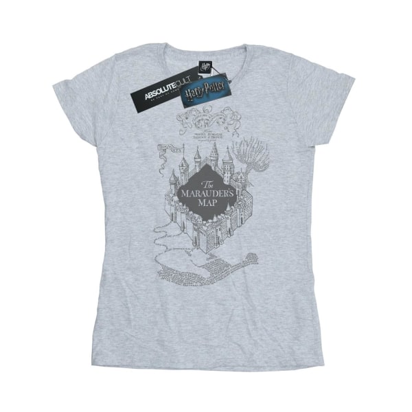 Harry Potter Dam/Dam The Marauder´s Map Bomull T-shirt S Sports Grey S
