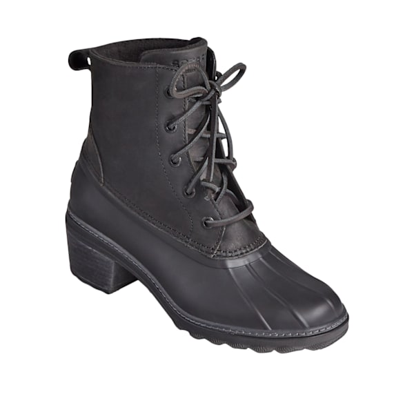 Sperry Womens/Ladies Saltwater Heel Fashion Läder Ankle Boots Black 6 UK