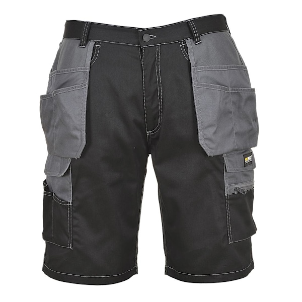 Portwest Herr Granite Holster Pocket Shorts XXL Svart/Zoom Grå Black/Zoom Grey XXL