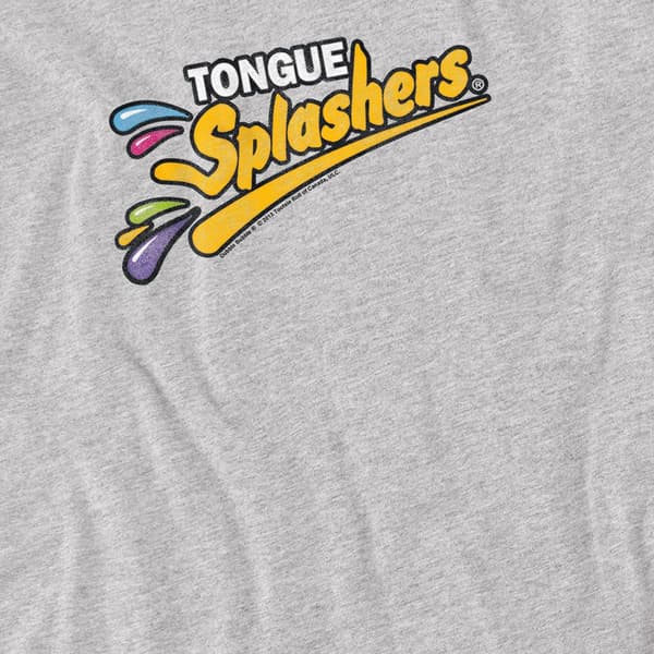 Dubble Bubble Unisex Vuxen Tongue Splashers Logotyp T-Shirt L Athl Athletic Heather L