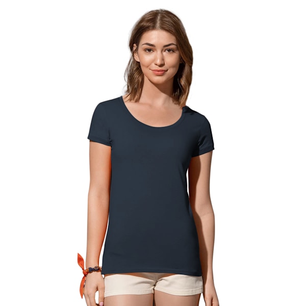 Stedman Womens/Ladies Megan Crew Neck Tee S Marina Blå Marina Blue S