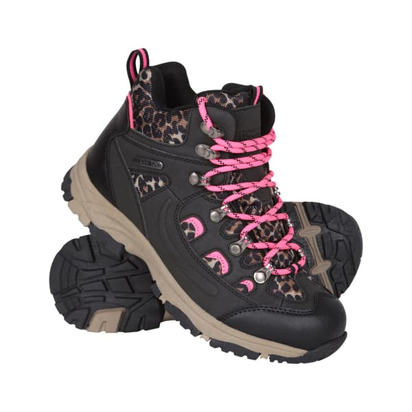 Mountain Warehouse Barn/Barn Äventyrare Tryckt Vattentät Bright Pink 2 UK